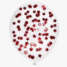 Прозрачный шар с красными звёздочками