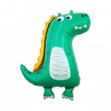 Шар фигура " Динозаврик зеленый"